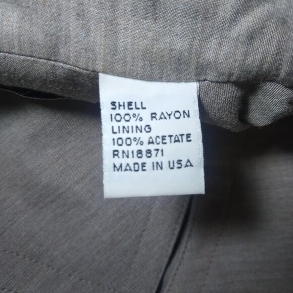 Vintage JH Collectibles  size 10   taupe-mushroom-brown jacket - Picture 6 of 16